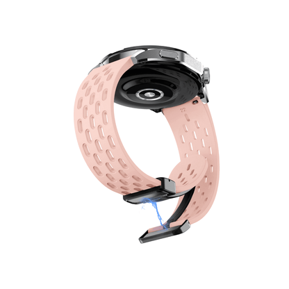 Universelles Armband in Rosa – sportlicher Look mit sicherem Magnetverschluss für Smartwatches