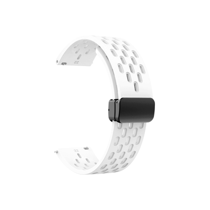 Universelles Smartwatch-Armband in Weiß – Active Plus Modell für Garmin, Samsung & Amazfit