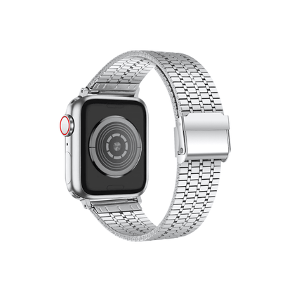 Smartbandz Elysium Silber – stilvolles, robustes Edelstahlarmband für formelle & casual Looks