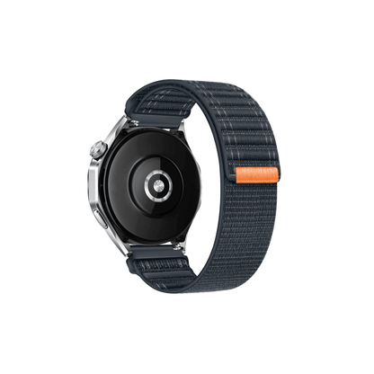 Graues Flex Armband mit atmungsaktiver Struktur – kompatibel mit Samsung Galaxy, Garmin & Amazfit
