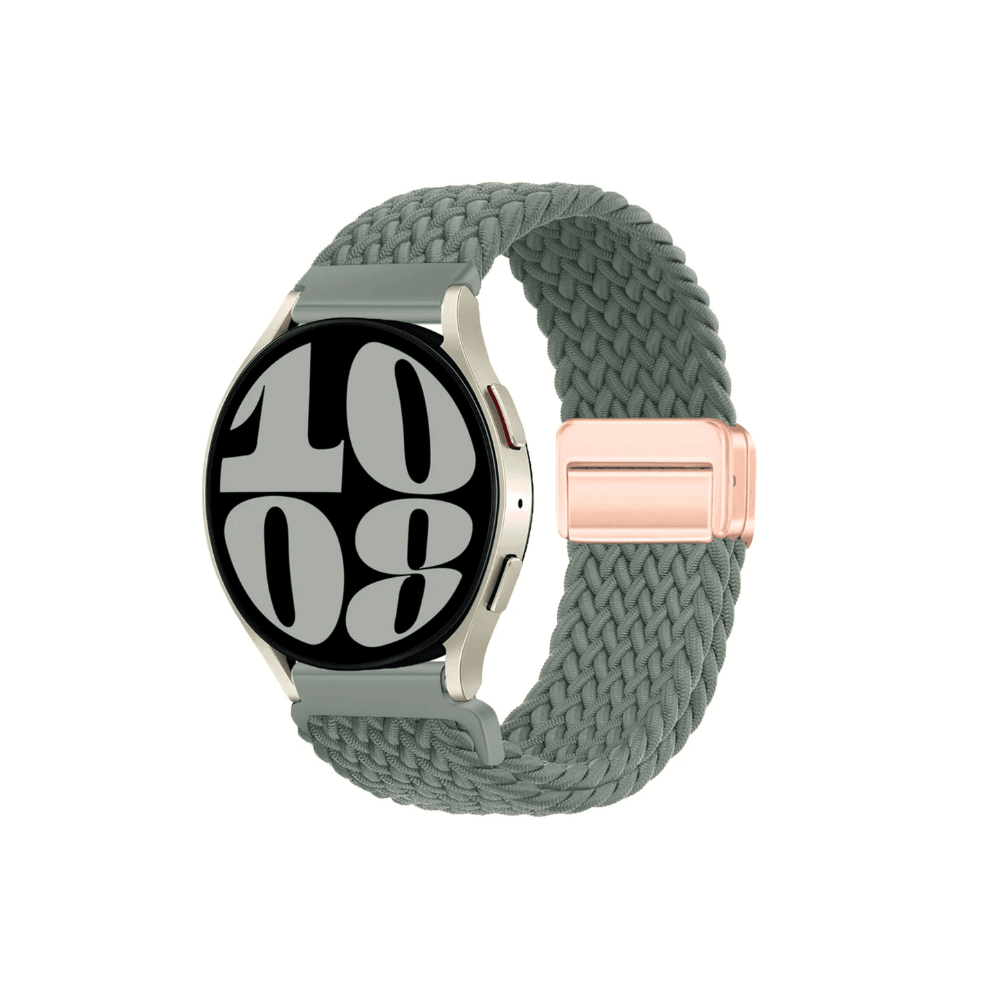 TrailMaster Armband in Hellgrün – atmungsaktives Stoffband mit Magnetverschluss, ideal für Alltag und Outdoor