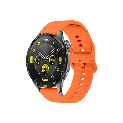 Aurum Silikonarmband in Orange – für dynamische Outfits & aktiven Lifestyle
