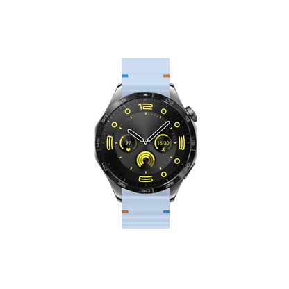 Aurum Armband Ozeanblau – flexibel, robust & wasserfest mit wellenförmigem Design