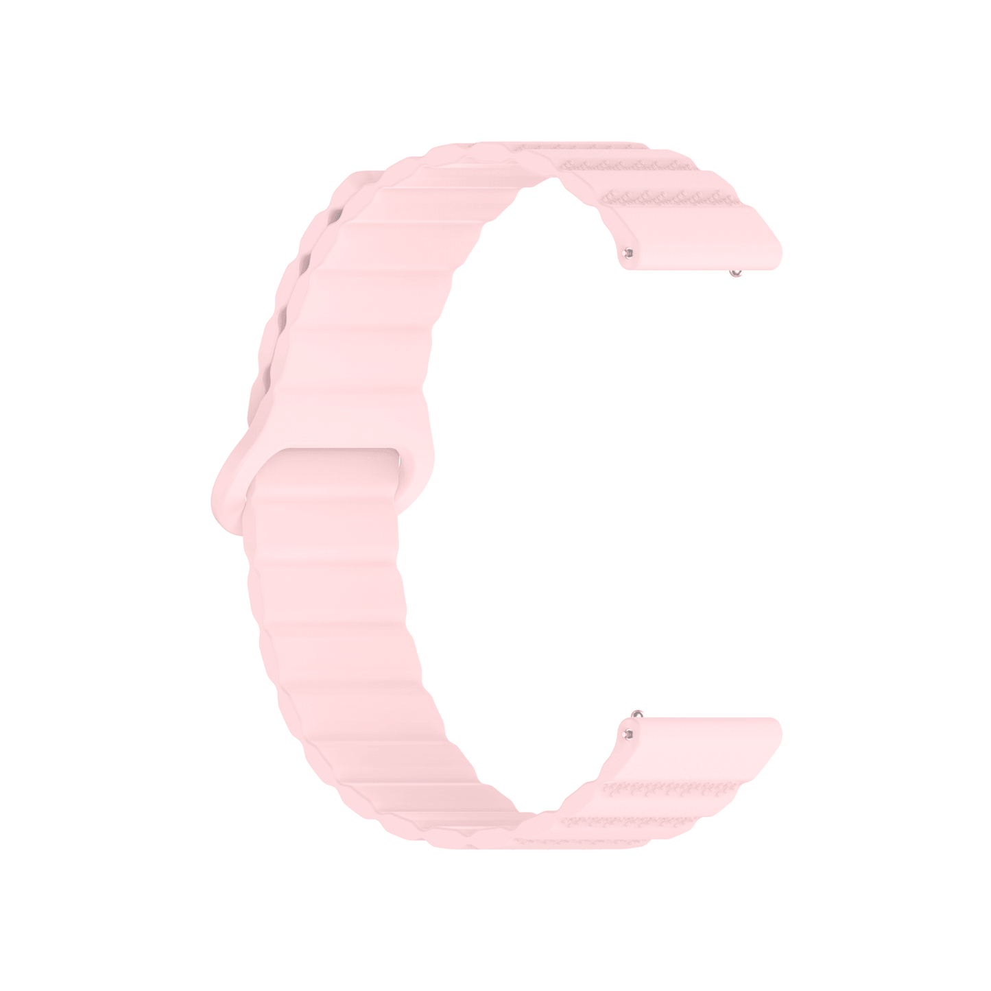 Versa Silikonarmband in Light Pink – modernes Design mit Magnetverschluss, perfekt für sportliche und elegante Looks